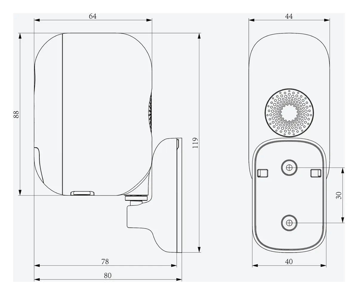 Tiandy TC-C32CN Spec:I3W/U/WIFI/V4.0 2MP 2.8mm Akıllı Çift Işık Wi-Fi Kamera — görsel 4