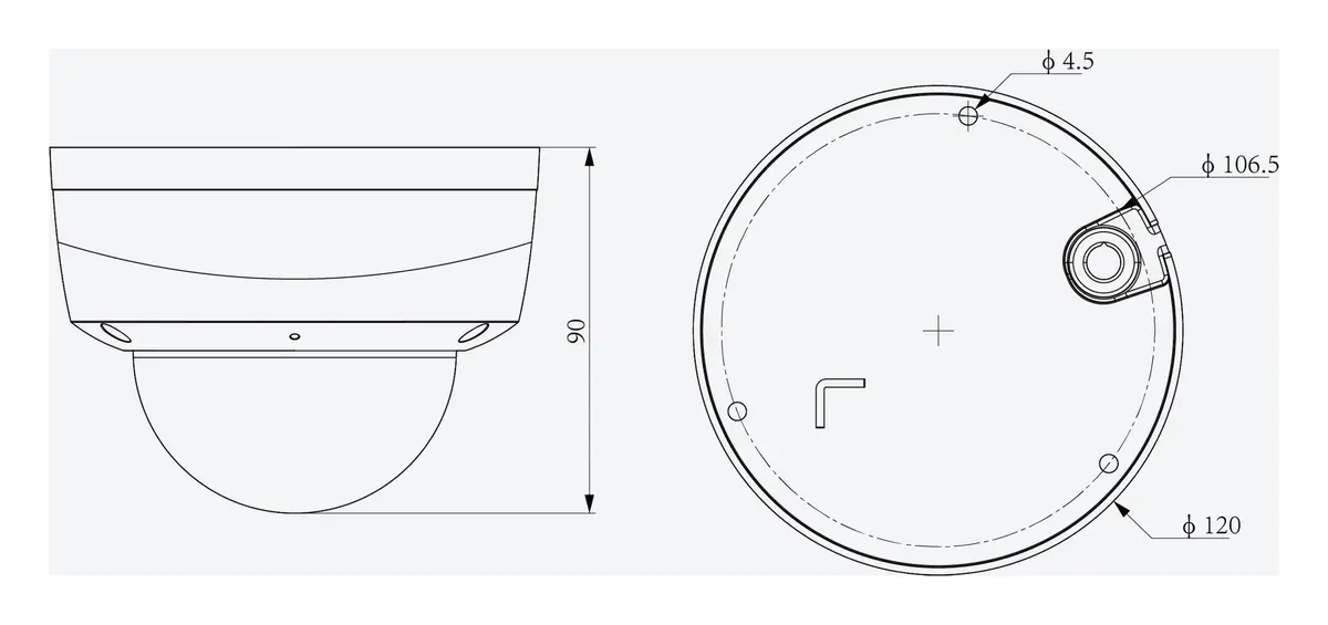 Tiandy TC-C32KS 2ATA-28 2MP 2.8mm Akıllı Çift Işık IP Dome Kamera — görsel 4