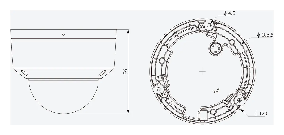 Tiandy TC-C32KS 2CTB-2812 2MP 2.8-12mm Motorize IR IP Dome Kamera — görsel 4