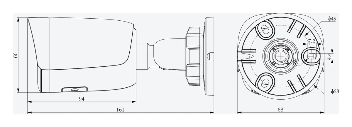 Tiandy TC-C32WS 3LRA-4 2MP 4mm ColorMaker IP Bullet Kamera — görsel 4