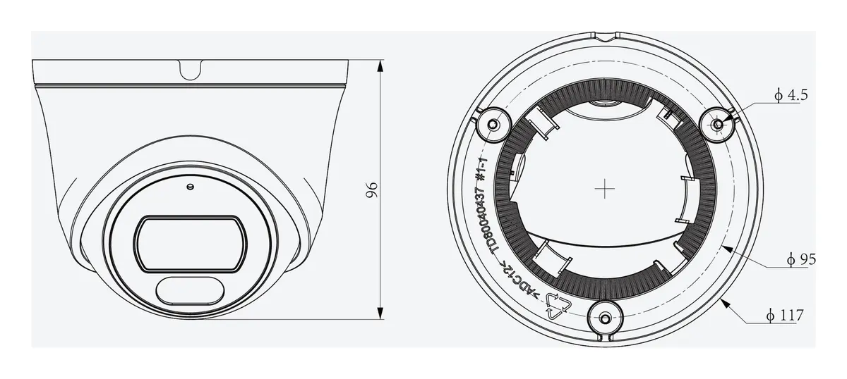 Tiandy TC-C32XS 3ERA-28 2MP 2.8mm ColorMaker IP Turret Kamera — görsel 4
