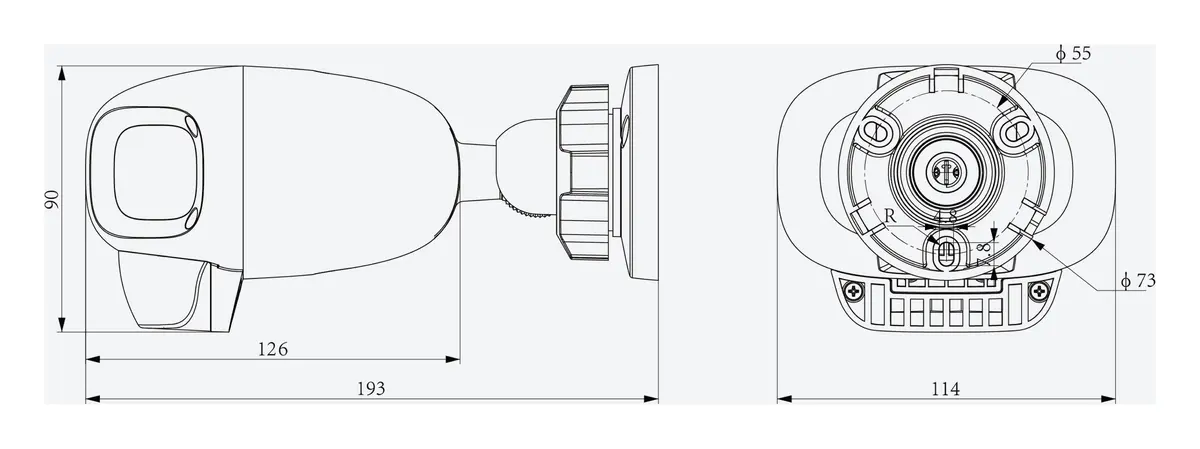Tiandy TC-C345N 2ANA-28 2MP 2.8mm Akıllı Çift Işık IP Bullet Kamera — görsel 4
