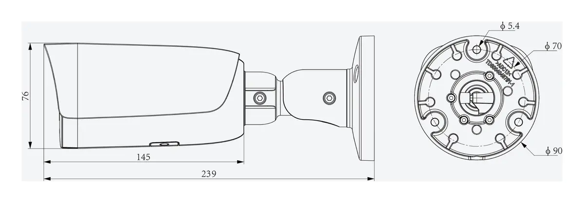 Tiandy TC-C35US 3LRB-28 5MP 2.8mm ColorMaker IP Bullet Kamera — görsel 4