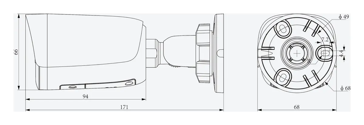 Tiandy TC-C35WQ 4LHC-28 5MP 2.8mm Akıllı Çift Işık IP Bullet Kamera — görsel 4