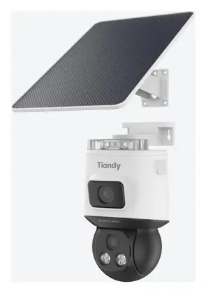 Tiandy TC-H383C 8DA-286 4MP Akıllı Çift Işık Solar/Pilli Wi-Fi PT Kamera