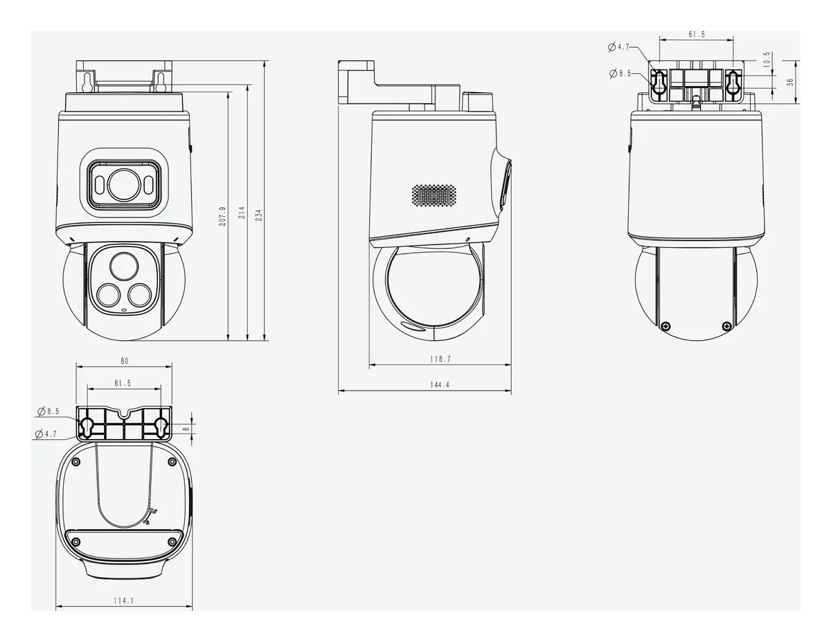 Tiandy TC-H383C 9DA-286 4MP Akıllı Çift Işık Wi-Fi PT Kamera — görsel 4