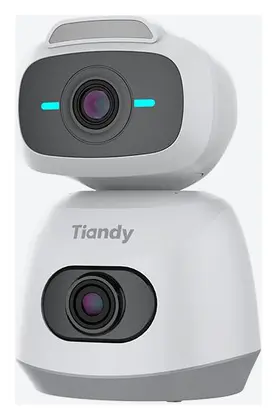 Tiandy TC-H383E 9DB-214 4MP Akıllı Çift Işık Pilli Wi-Fi PT Kamera