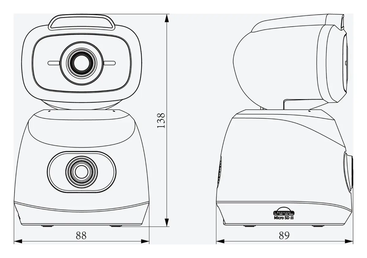 Tiandy TC-H383E 9DB-214 4MP Akıllı Çift Işık Pilli Wi-Fi PT Kamera — görsel 4