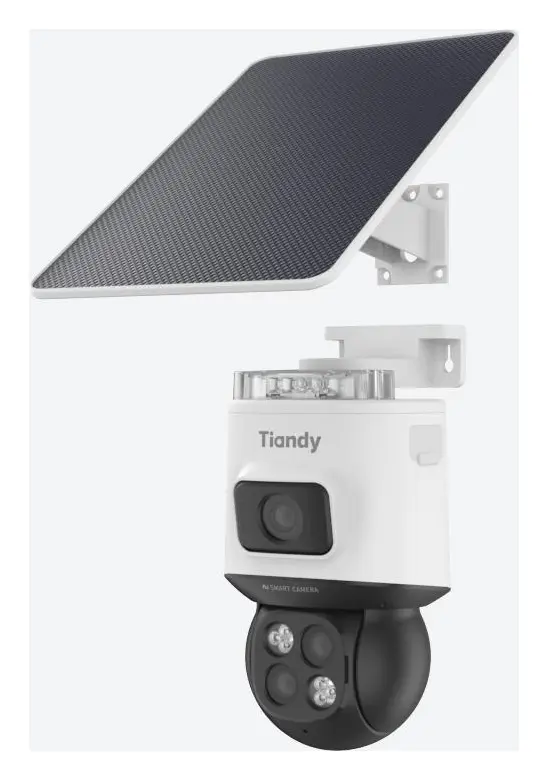 Tiandy TC-H3C3C 8DA-12X 4MP Akıllı Çift Işık Solar/Pilli Wi-Fi PT Kamera