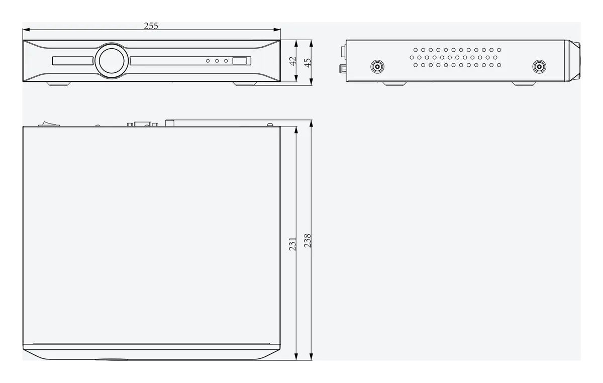 Tiandy TC-R3105 Spec:I/B/P/V3.0 5 Kanal 1 HDD PoE NVR Kayıt Cihazı — görsel 4