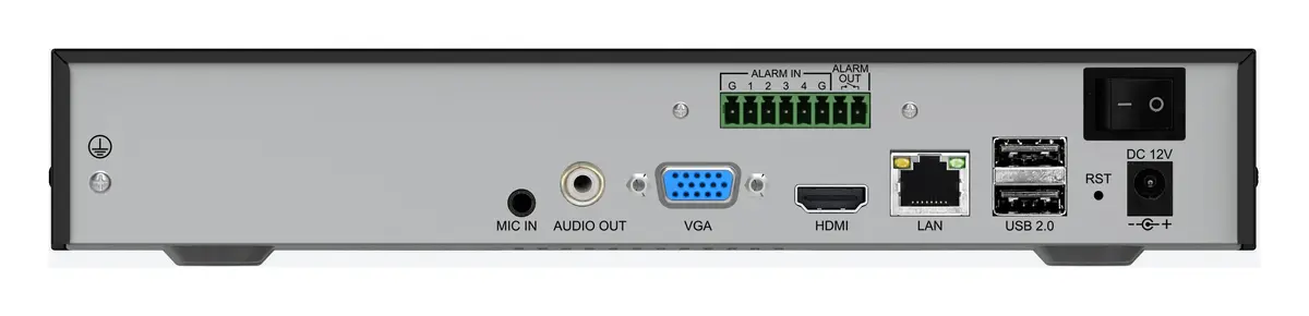 Tiandy TC-R3110 4HA 10 Kanal 1 HDD AI NVR Kayıt Cihazı — görsel 3