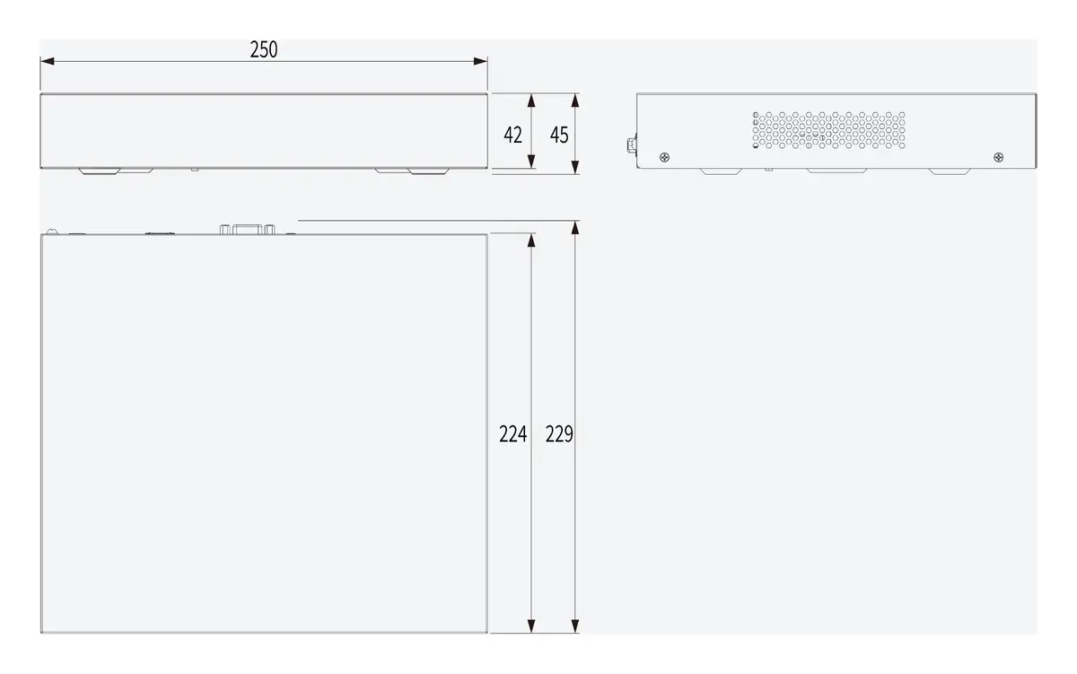 Tiandy TC-R3120 2MC 20 Kanal 1 HDD NVR Kayıt Cihazı — görsel 4