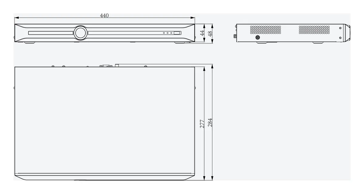 Tiandy TC-R3210 48HA 10 Kanal 2 HDD PoE AI NVR Kayıt Cihazı — görsel 4