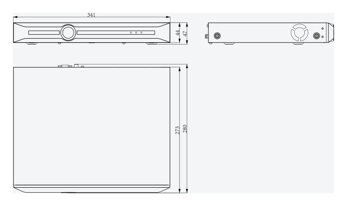 Tiandy TC-R3210 4HA 10 Kanal 2 HDD AI NVR Kayıt Cihazı — görsel 4