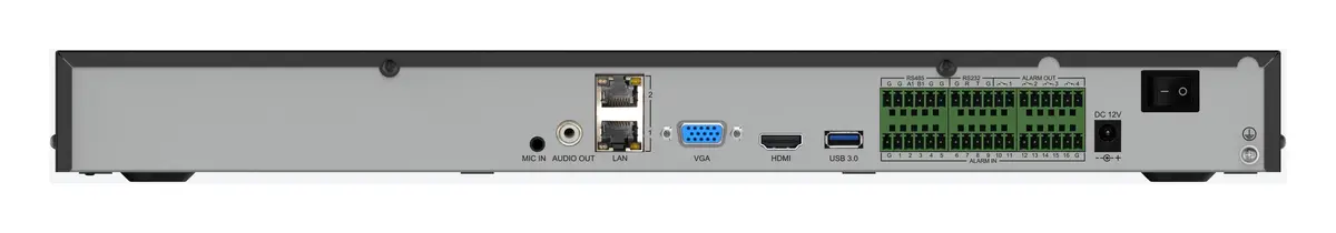 Tiandy TC-R3240 4HB 40 Kanal 2 HDD AI NVR Kayıt Cihazı — görsel 3