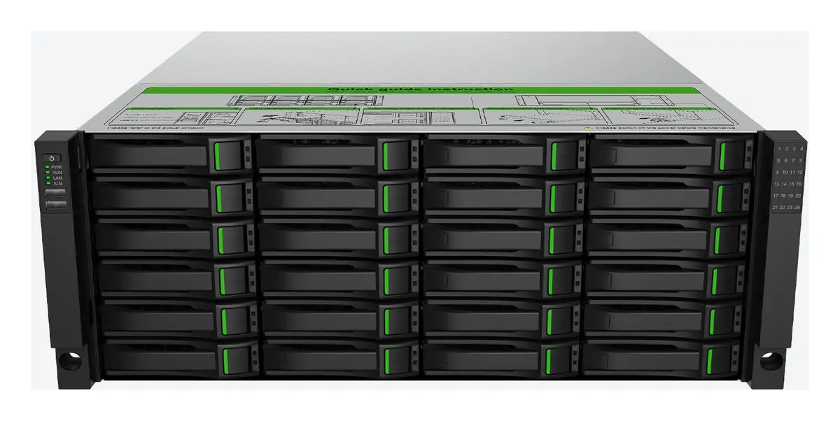 Tiandy TC-R324160 Spec:E/B/N/V4.1 160 Kanal 24 HDD NVR Kayıt Cihazı — görsel 2