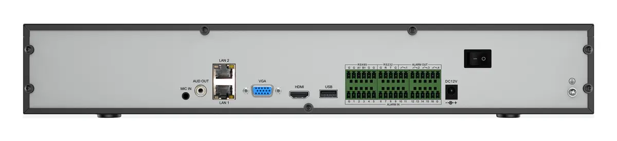 Tiandy TC-R3440 4HB 40 Kanal 4 HDD AI NVR Kayıt Cihazı — görsel 3
