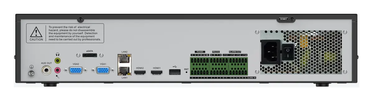 Tiandy TC-R3880 4HB 80 Kanal 8 HDD AI NVR Kayıt Cihazı — görsel 3