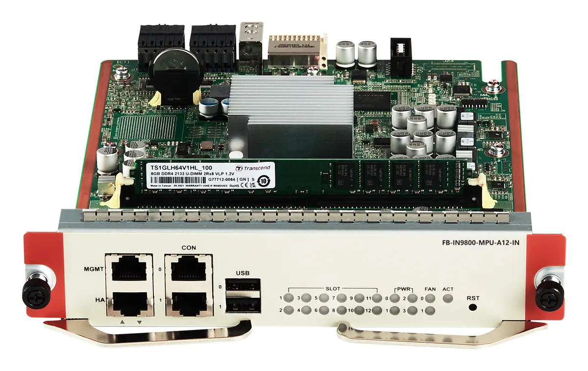Uniview FB-IN9800-MPU-A12-IN Switch Modülü