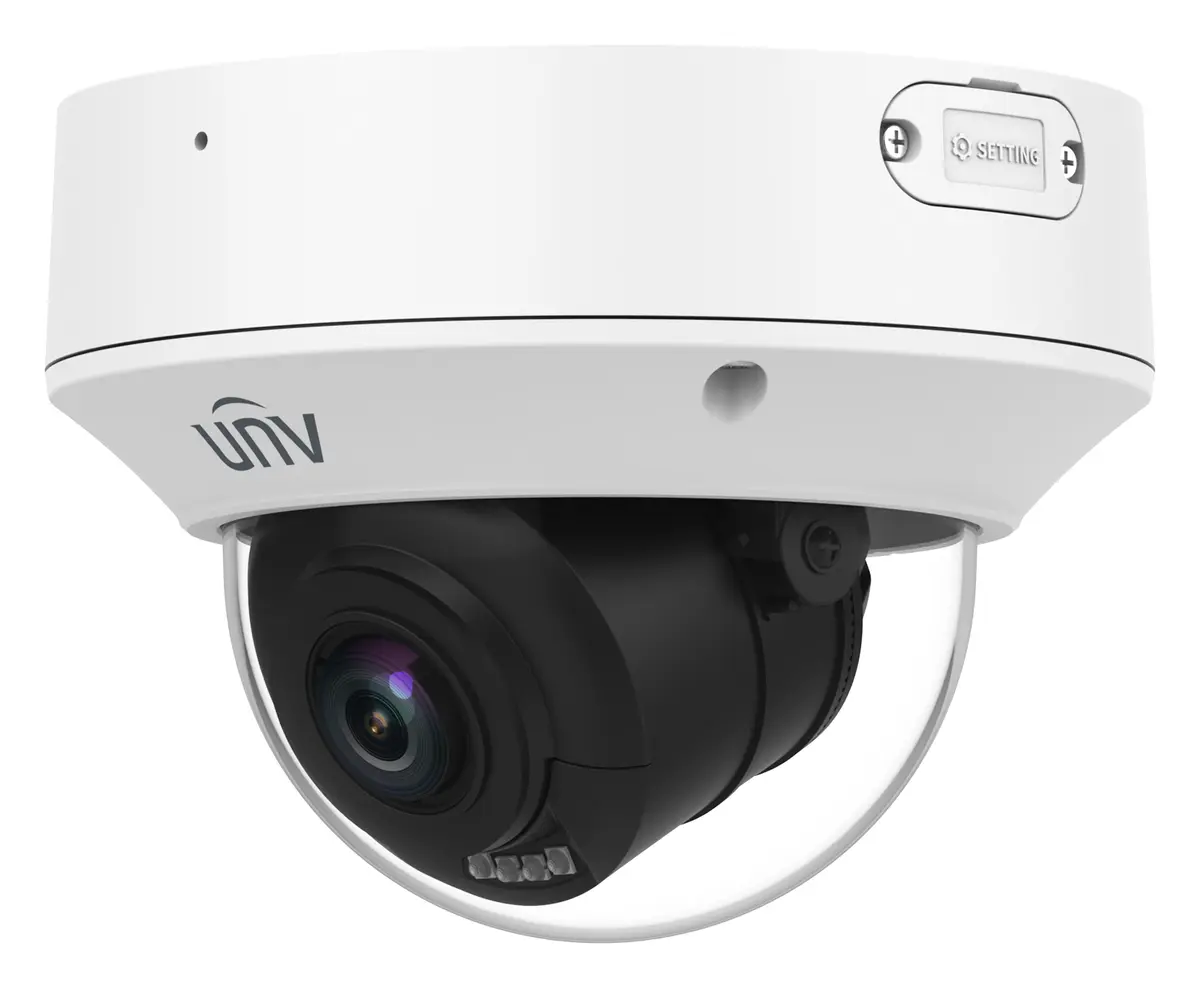 Uniview IPC3234SB-ADZKM-DL-I1 4MP Çift Işık Motorize Varifokal IP Dome Kamera
