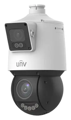 Uniview IPC94144SFW-X25-F40C 4MP ColorHunter MultiView Çift Işık PTZ Kamera
