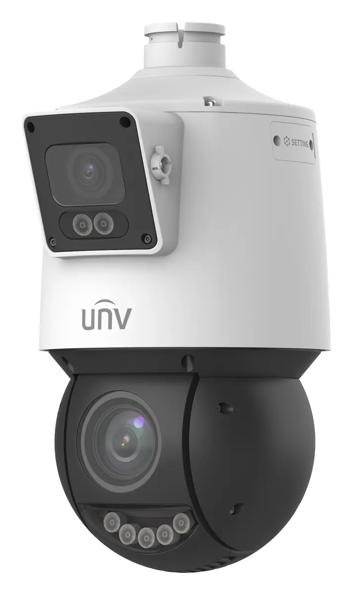 Uniview IPC94144SFW-X25-F40C 4MP ColorHunter MultiView Çift Işık PTZ Kamera