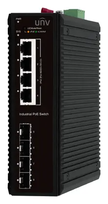 Uniview IS5000-4GT4GP-POE-IN@PWR75 Endüstriyel PoE Switch