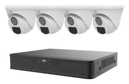 Uniview KIT/XVR301-04G3/4*UAC-T112-F28 2MP HD Analog Turret Kamera