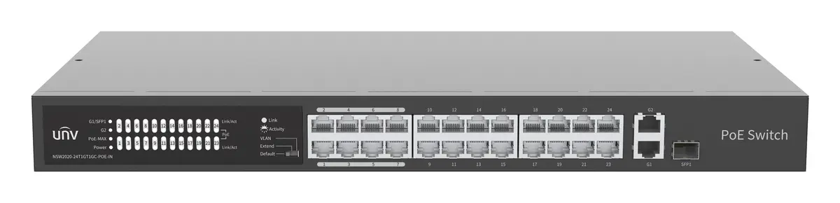 Uniview NSW2020-24T1GT1GC-POE-IN Yönetilemez PoE Switch — görsel 2