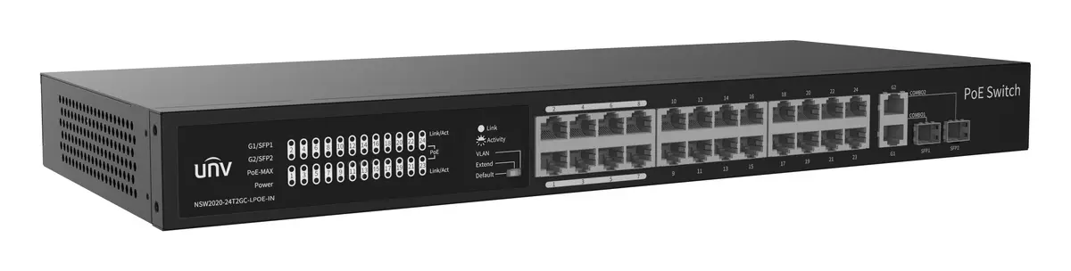 Uniview NSW2020-24T2GC-LPOE-IN Yönetilemez PoE Switch — görsel 3