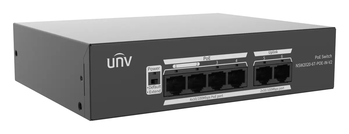 Uniview NSW2020-6T-POE-IN-V2 Yönetilemez PoE Switch — görsel 3