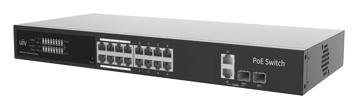 Uniview NSW2100-17GT1GP1GC-LPOE-IN Gigabit Bulut Yönetimli PoE Switch
