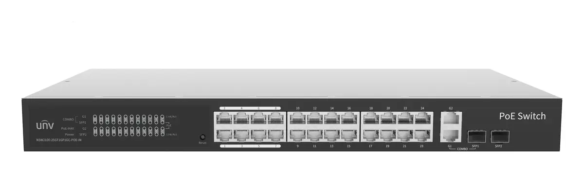 Uniview NSW2100-25GT1GP1GC-POE-IN Gigabit Bulut Yönetimli PoE Switch — görsel 2