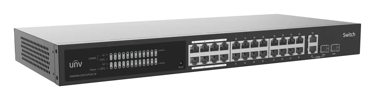 Uniview NSW3000-25GT1GP1GC-IN Gigabit Bulut Yönetimli Yönetilebilir Switch — görsel 3