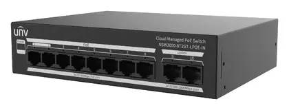 Uniview NSW3000-8T2GT-LPOE-IN Bulut Yönetimli PoE Switch