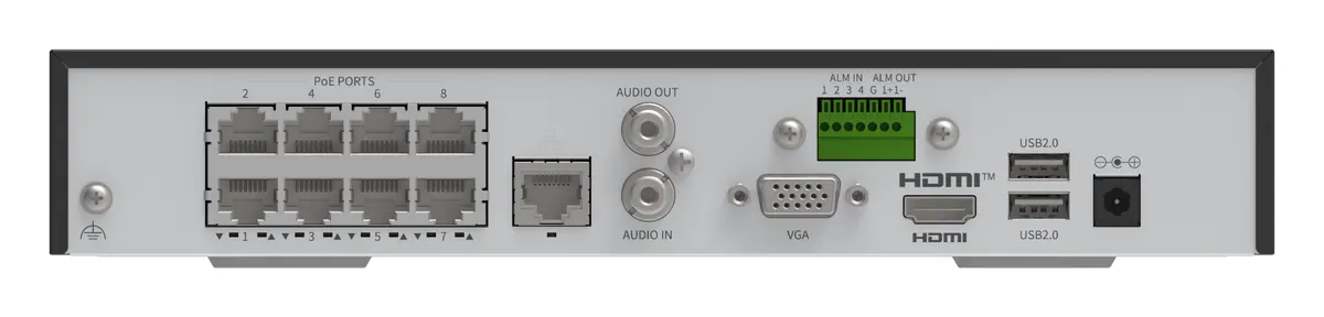 Uniview NVR301-08E-P8-IQ 8 Kanal 1 HDD PoE NVR Kayıt Cihazı — görsel 4