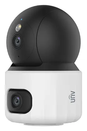 Uniview Uho-S3S-M55D-U 5MP Çift Lens İç Mekan Wi-Fi PT Kamera