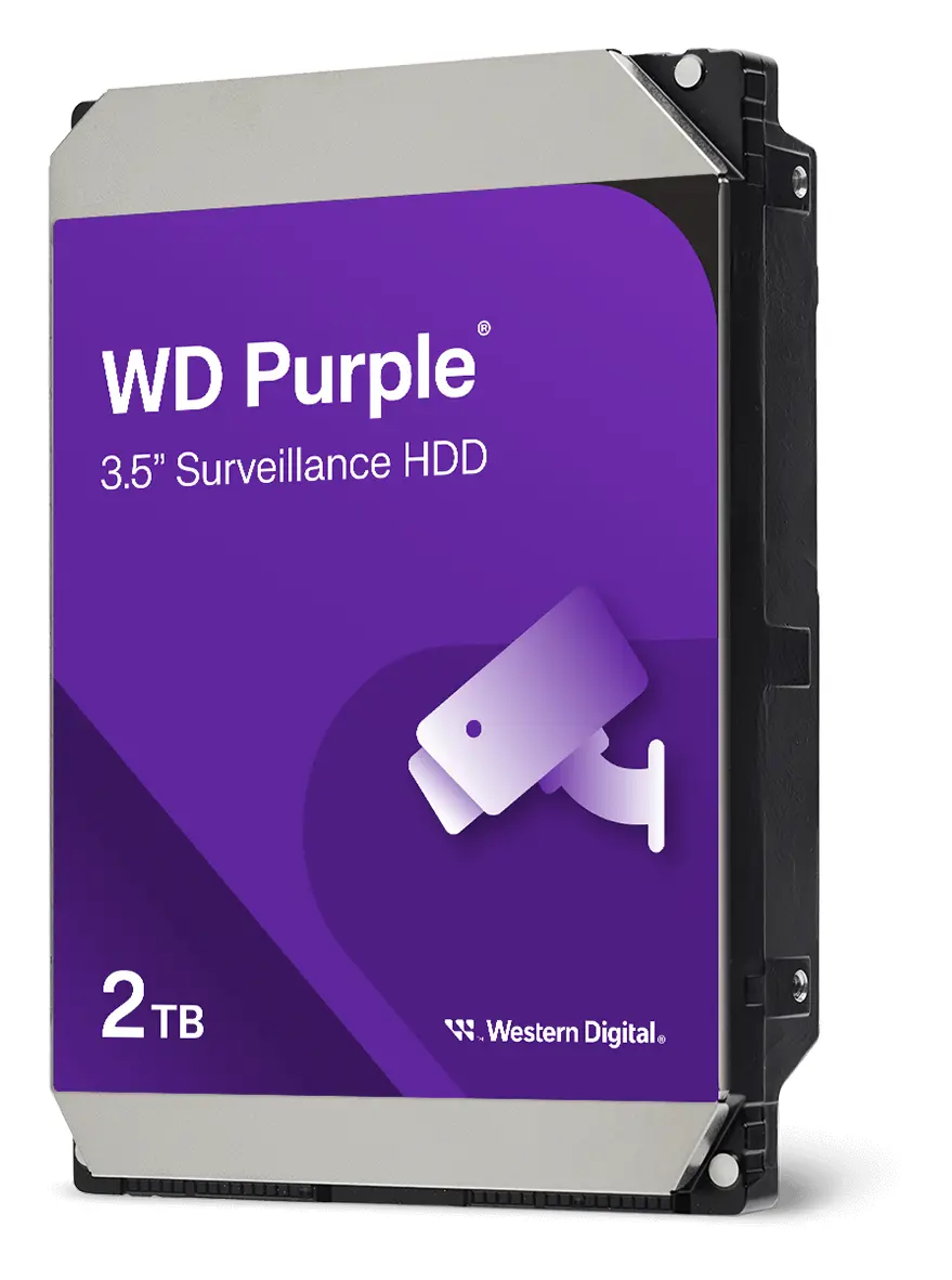 WD Purple 2TB 3.5" SATA Gözetim Diski (WD22PURZ)