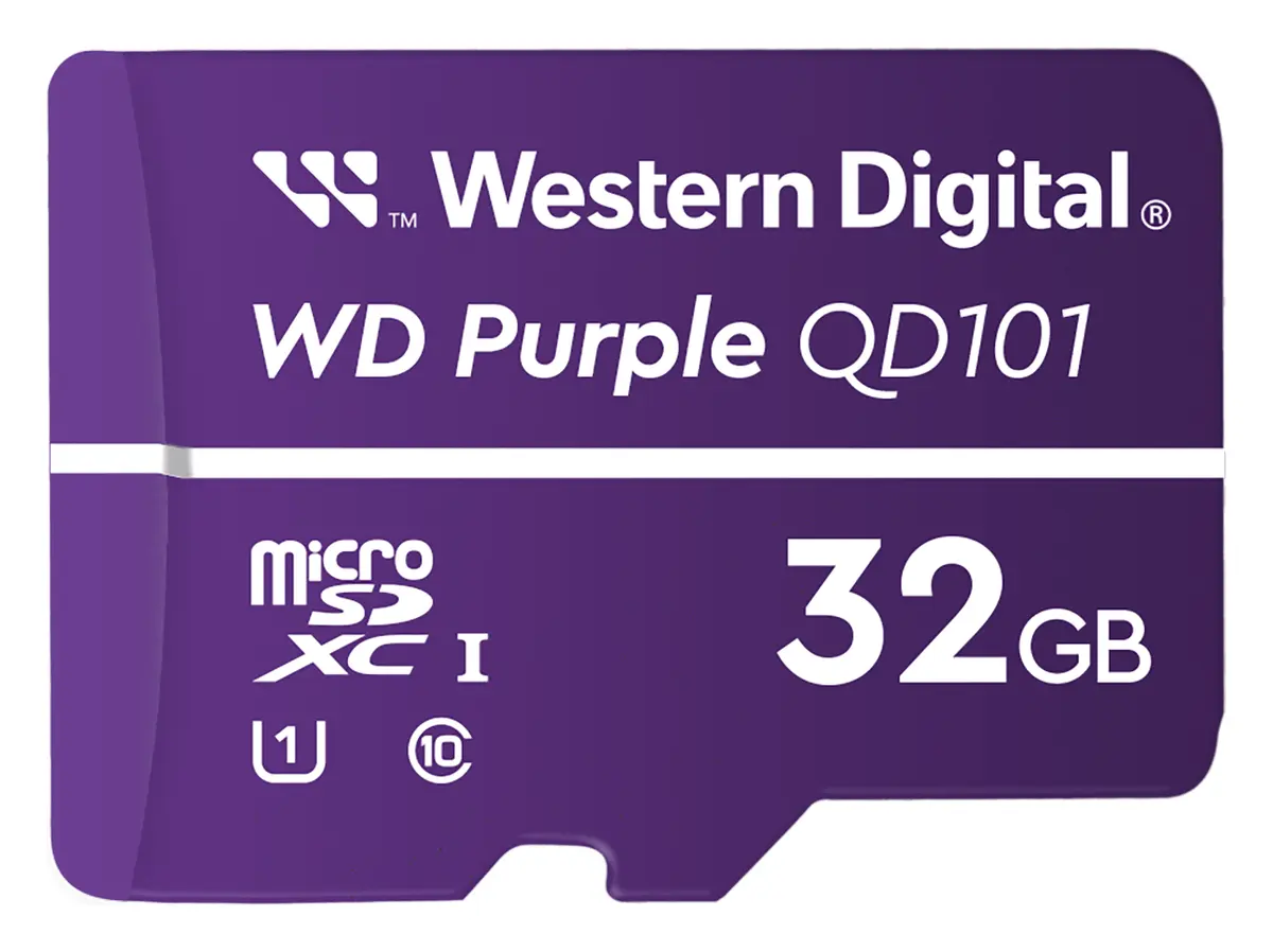 WD Purple QD101 32GB microSD Hafıza Kartı (WDD032G1P1C)