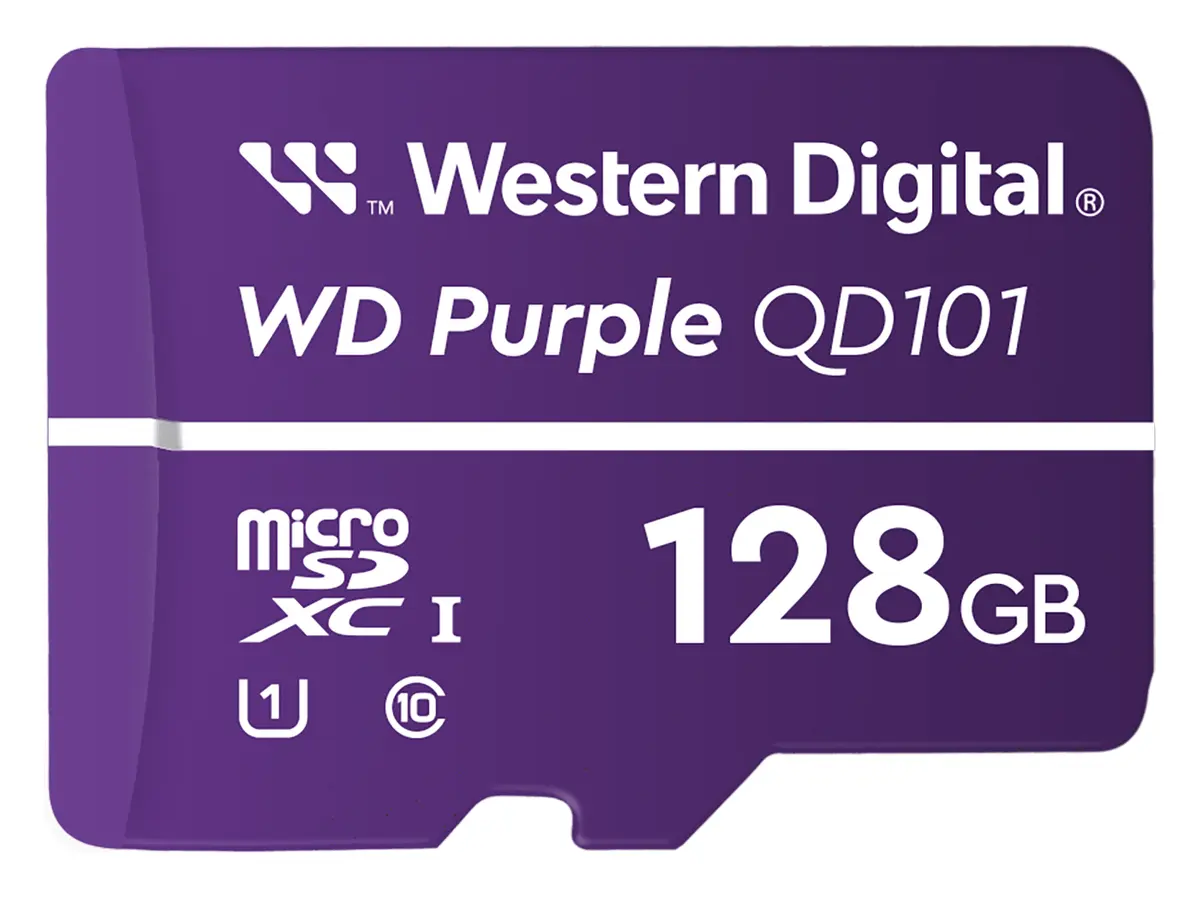 WD Purple QD101 128GB microSD Hafıza Kartı (WDD128G1P1C)