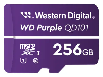 WD Purple QD101 256GB microSD Hafıza Kartı (WDD256G1P1C)