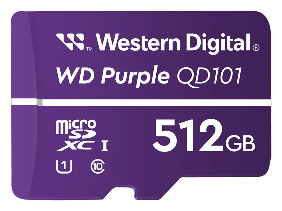 WD Purple QD101 512GB microSD Hafıza Kartı (WDD512G1P1C)