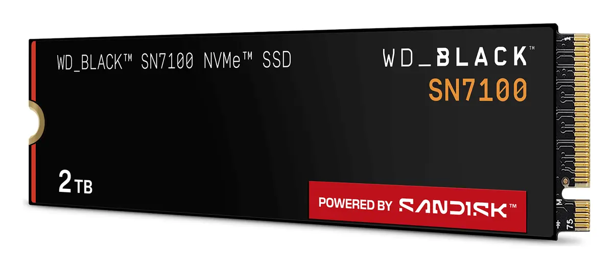 WD_BLACK SN7100 2TB M.2 2280 NVMe PCIe Gen4 SSD (WDS200T4X0E)