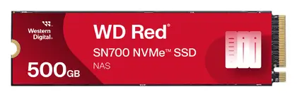 WD Red SN700 500GB M.2 2280 NVMe PCIe Gen3 SSD (WDS500G1R0C)