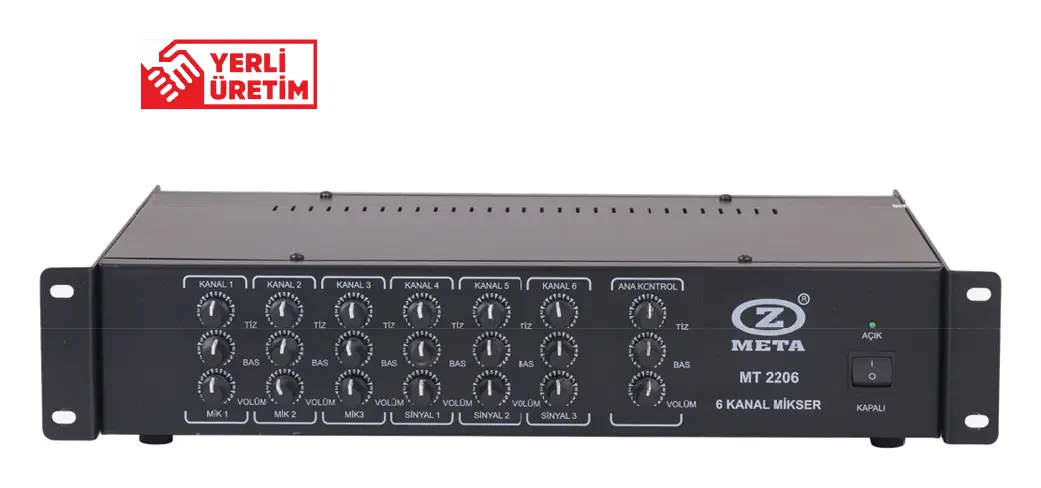 West Sound MT 2206 6 Kanal Ses Mikseri