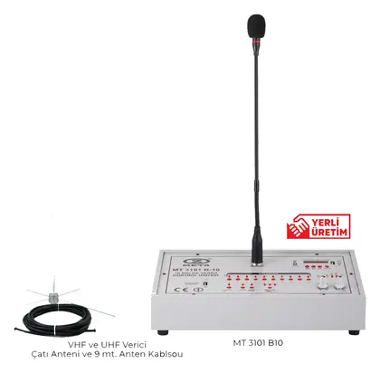 West Sound MT 3101 B10 10 Bölgeli Telsiz Anons Ünitesi