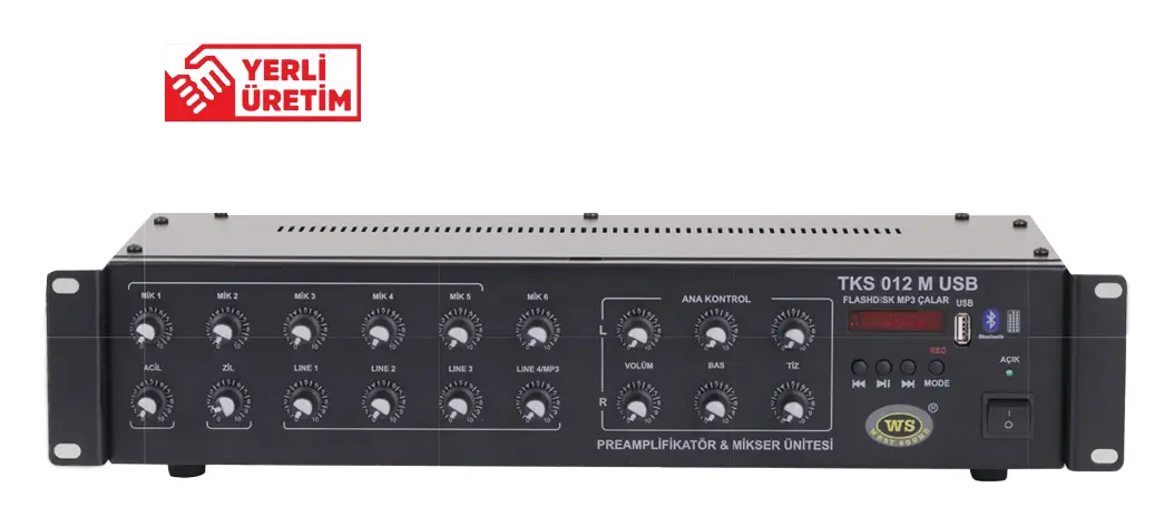 West Sound TKS 012 M 8 Kanal Ses Mikseri