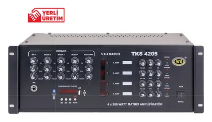 West Sound TKS 4205 A USB 4x200W Matriks Mikser Amfi