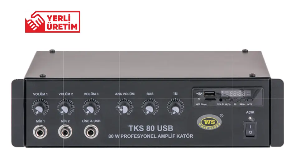 West Sound TKS 80 USB 100V Mikser Amfi