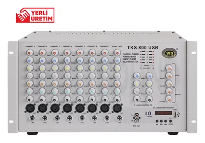 West Sound TKS 800 EF USB 2x400W Mikser Amfi